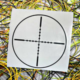 "Sniper Scope MIL-DOT" Transfer Sticker