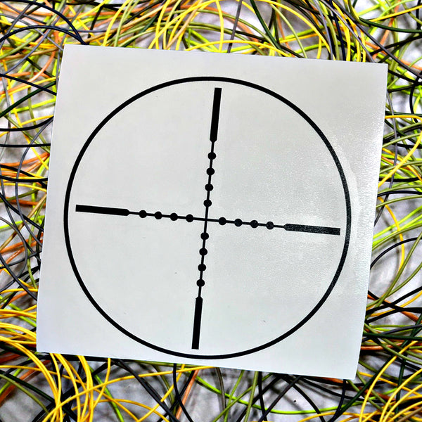 "Sniper Scope MIL-DOT" Transfer Sticker