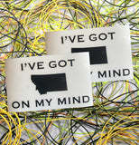 "I've Got Montana on My Mind" Transfer Sticker