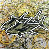 "Tiger Stripe Tuna" Sticker