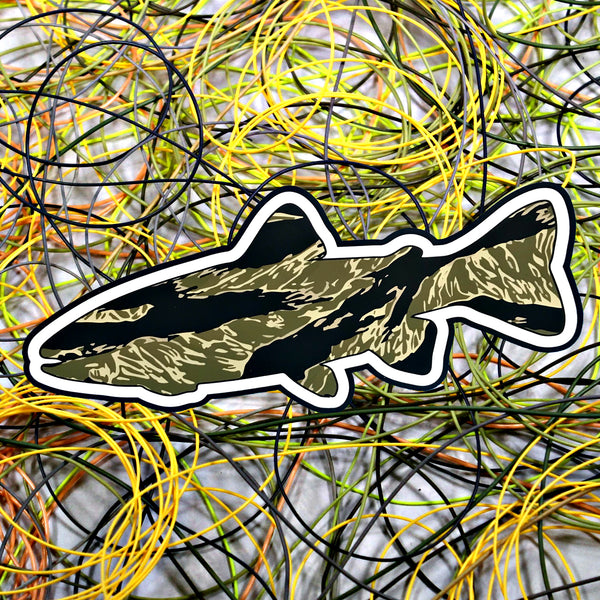 Tiger Stripe Rainbow Sticker